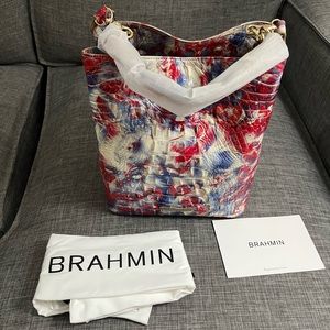 BRAHMIN  AMELIA Valor MELBOURNE Bucket BAG satchel Purse NWT